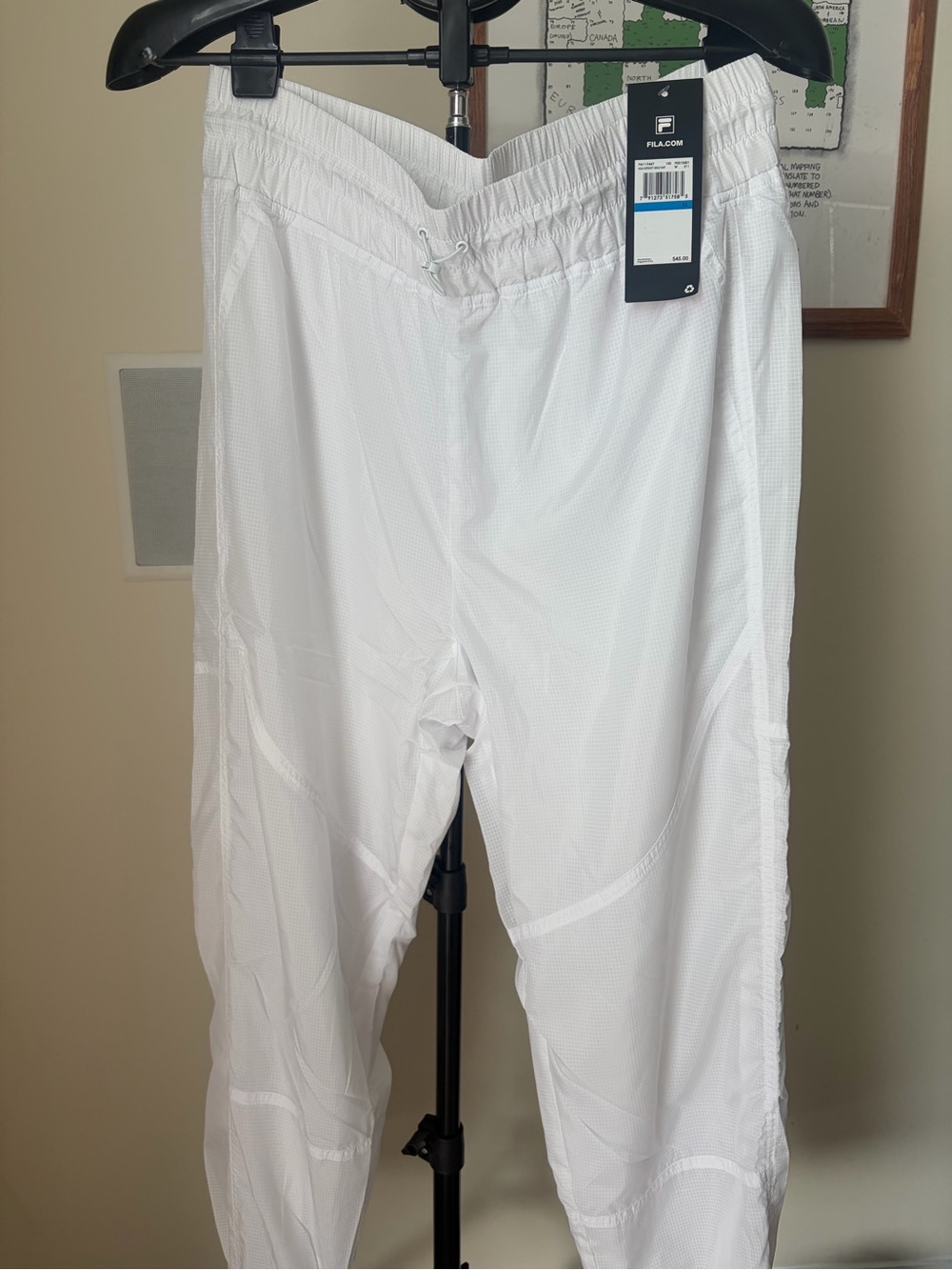 Fila White High-Intensity Wind Pants